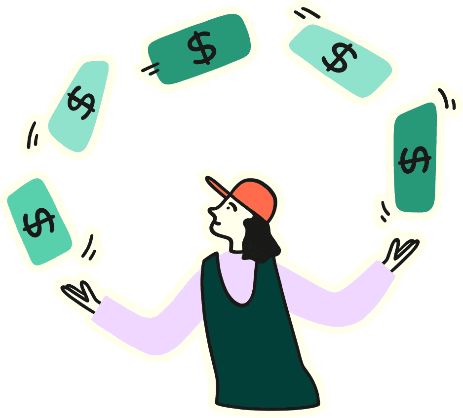 Founder juggling cash — savings from skipping an SEO consultant